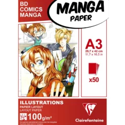 Clairefontaine Layoutblock für Manga und Comics