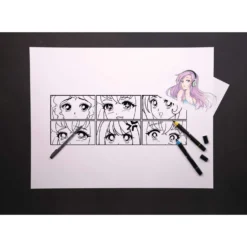 Clairefontaine Manga Layout-Papier, 25 Bogen