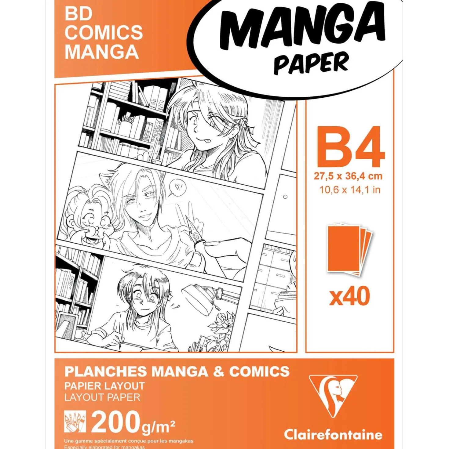 Clairefontaine Manga-Papier