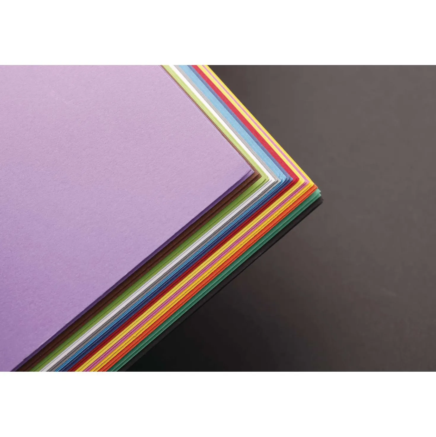 Clairefontaine MAYA farbiges Bastelpapier, 28er-Sortiment lebhafte Farbtöne