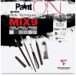 Clairefontaine Paint ON Mix Media MIX9-Block