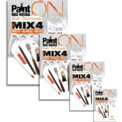 Clairefontaine Paint ON Mix Media MIX4 Block, 12 Blatt