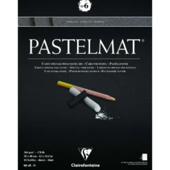 Clairefontaine PASTELMAT® No 6 Pastellmalblock anthrazit