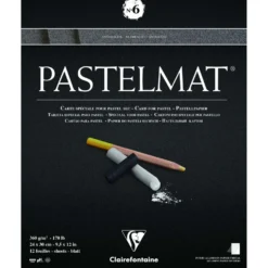 Clairefontaine PASTELMAT® No 6 Pastellmalblock anthrazit
