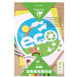 Clairefontaine Recycling Zeichenblock ECO, farbig