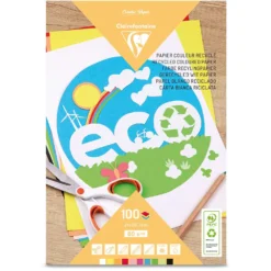 Clairefontaine Recycling Zeichenblock ECO, farbig