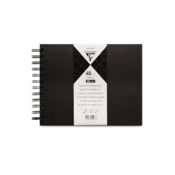 Clairefontaine schwarzes Spiralalbum zum Individualisieren
