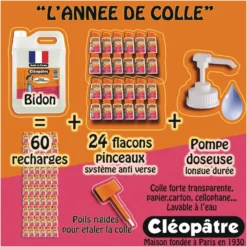 Cléopâtre Adhésive Klebstoff Schulpackung