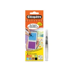 Cléopâtre Aquarell-Paletten mit 8 Farben + Wassertankpinsel
