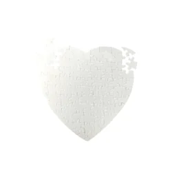 Cléopâtre Herzpuzzle 80 Teile, 19 × 19 × 0,2 cm, Weiß