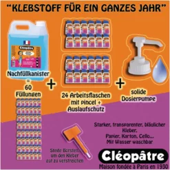 Cléopâtre Océane Kraftkleber Schulpackung