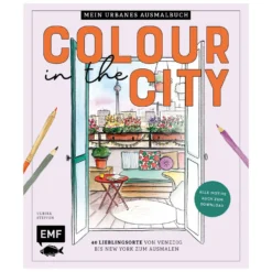 Colour in the city – Mein urbanes Ausmalbuch
