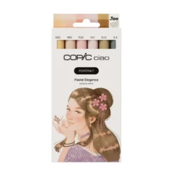 COPIC® Ciao Portrait 6er Sets, 5 Marker + Multiliner