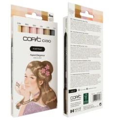 COPIC® Ciao Portrait 6er Sets, 5 Marker + Multiliner