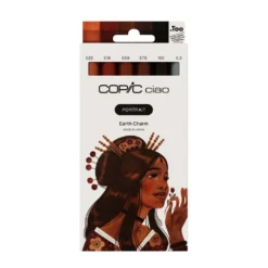 COPIC® Ciao Portrait 6er Sets, 5 Marker + Multiliner