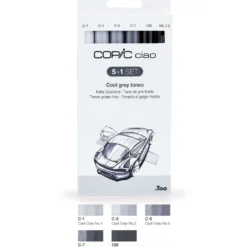 COPIC® ciao 5+1 Set, Grautöne