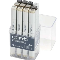 COPIC® classic Marker Set Warme Grautöne WG 12er