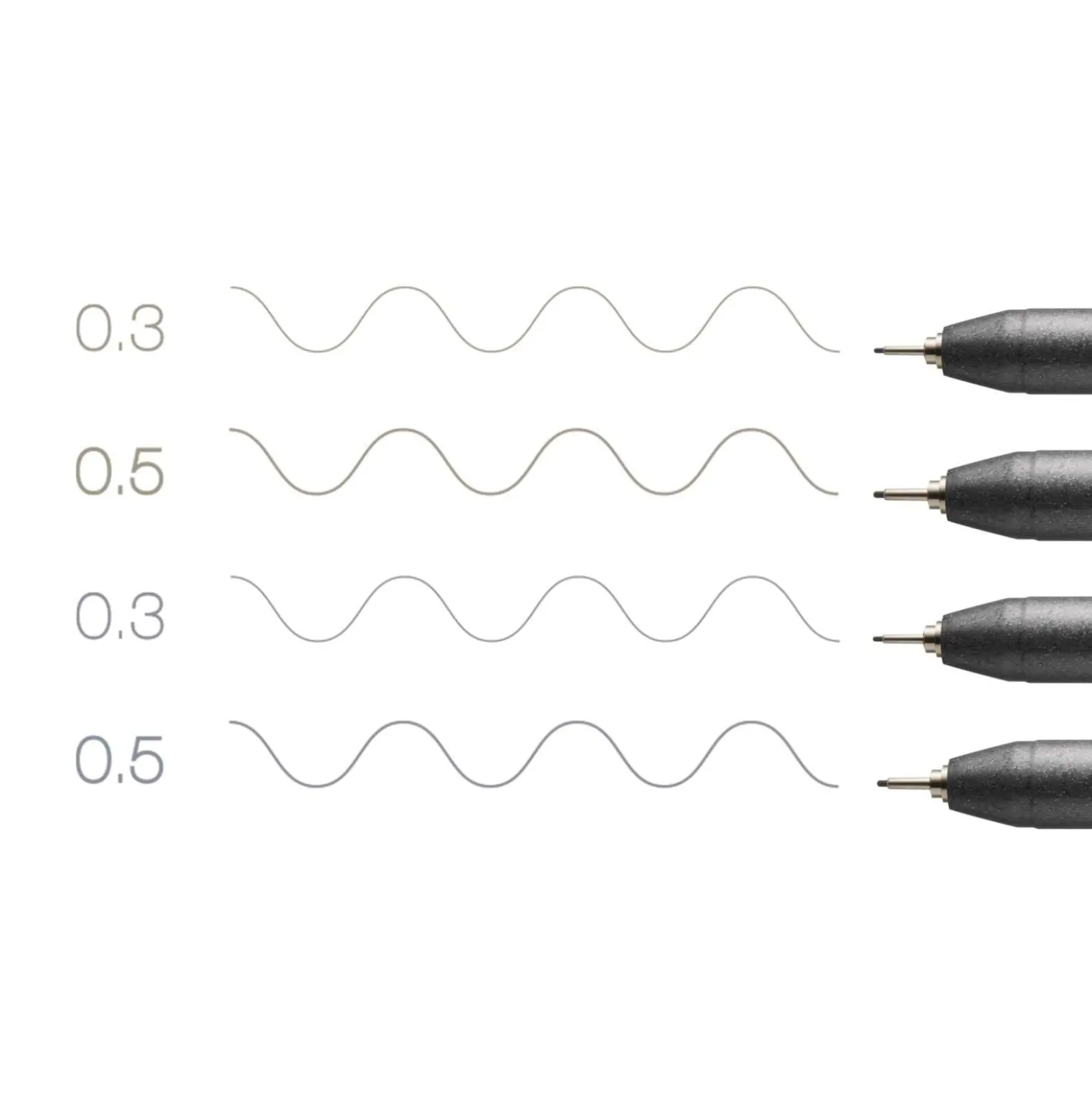 COPIC® Multiliner 4er-Set, grey
