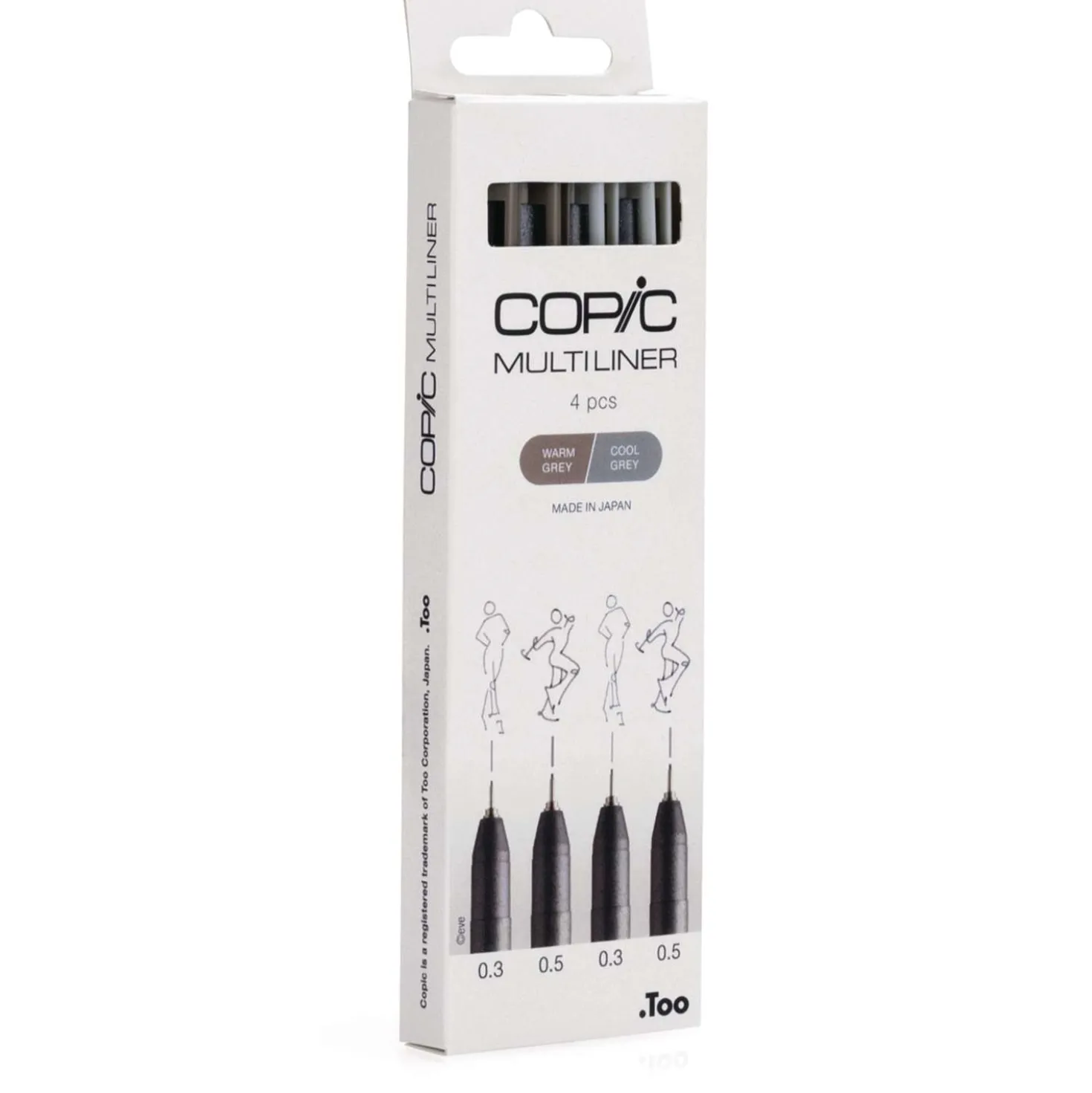 COPIC® Multiliner 4er-Set, grey
