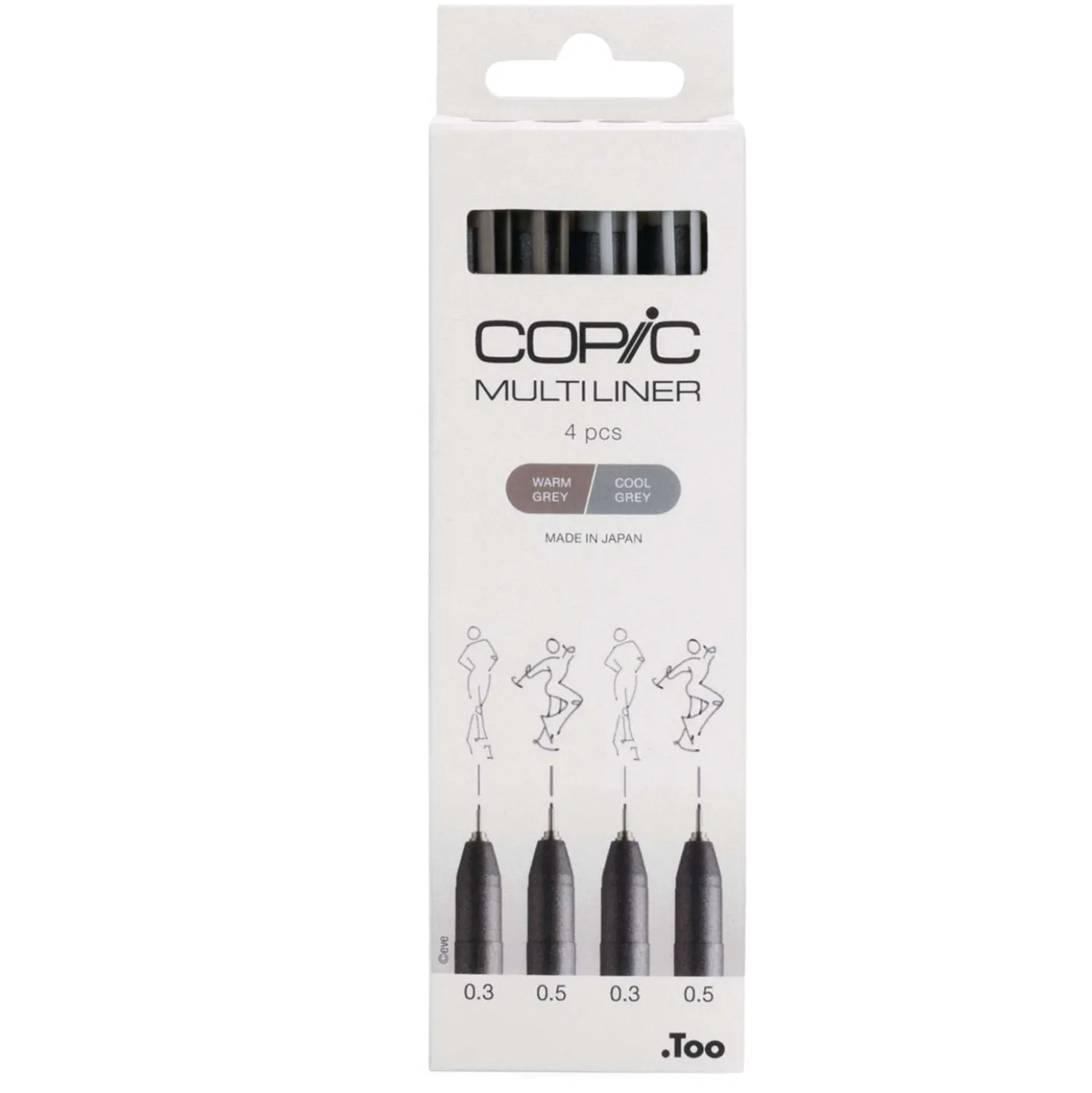 COPIC® Multiliner 4er-Set, grey