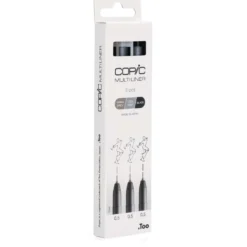 COPIC® Multiliner 3er-Set, grey/black