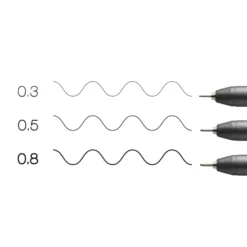 COPIC® Multiliner 3er-Sets, black