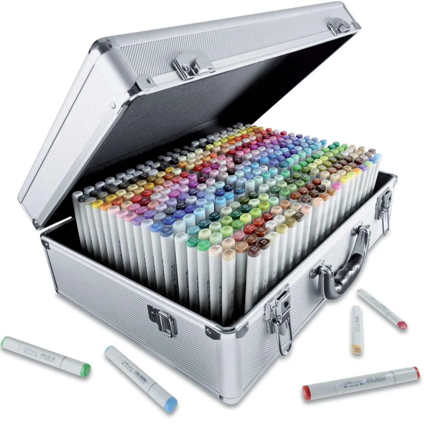 COPIC® sketch Marker Aluminiumkoffer mit 358 Farbtönen