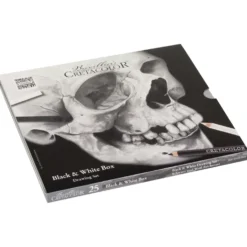 CRETACOLOR® Black & White Box Skull, Limited Edition
