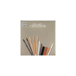 CRETACOLOR® Kohle- und Zeichenset, 25er-Geschenke-Box