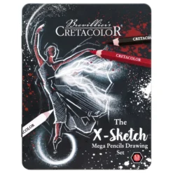 CRETACOLOR® The X-Sketch MEGA Künstlerstifte-Set