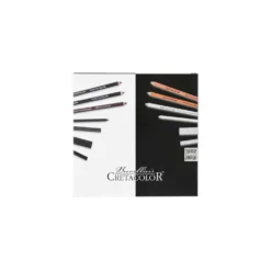 CRETACOLOR® Zeichen- und Skizzierset, Black & White Box