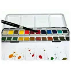 DANIEL SMITH Aquarell-Sets, halbe Näpfchen