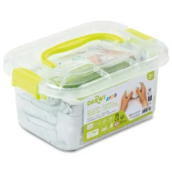 DARWI® Kids selbsthärtende Modelliermasse, lufttrocknend, weiß, 4 × 1 kg