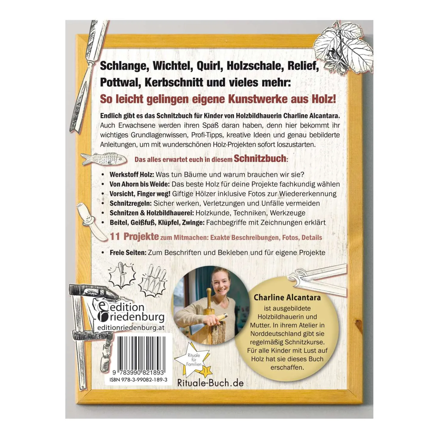 Das Schnitzbuch für Kinder – Mit Holzbildhauerei