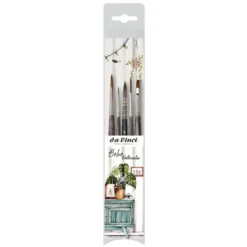 da Vinci Boho Watercolor Aquarellpinsel-Set, Edition Frau Bommel