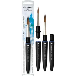 da Vinci GO COLINEO Reise-Aquarellpinsel, rund, extra spitz, Serie 8532
