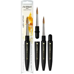 da Vinci GO MAESTRO Reise-Aquarellpinsel, rund, Serie 8510