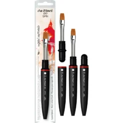 da Vinci GO SPIN Reise-Aquarellpinsel, flach, Serie 8880