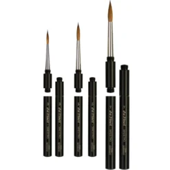 da Vinci Pinseletui mit Reisepinsel Serie 1535TP, Kolinskypinsel