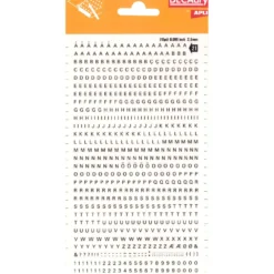 DECAdry Transferbuchstaben und Zeichen