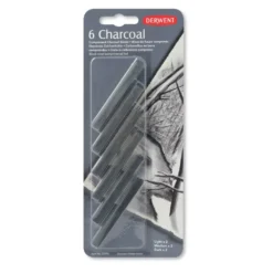 DERWENT gepresste Zeichenkohle, 6er Set