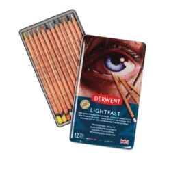 DERWENT Lightfast 100 % lichtechte Farbstifte auf Ölbasis, Sets