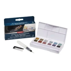 DERWENT METALLIC WATERCOLOUR Paint Pan Set