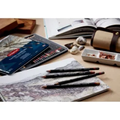 DERWENT Tinted Charcoal Kohlestifte-Sets