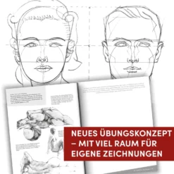Die Kunst des Zeichnens Übungsbuch - Menschen. Mit neuem Trainingskonzept
