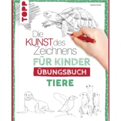 Die Kunst des Zeichnens für Kinder Übungsbuch - Tiere