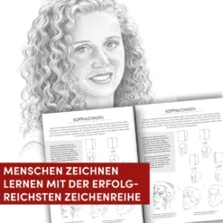 Die Kunst des Zeichnens Menschen. Die beste Zeichenschule