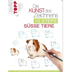 Die Kunst des Zeichnens 10 Steps - Süße Tiere