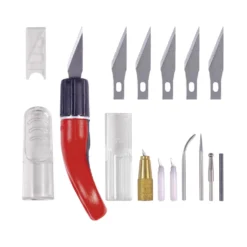 ECOBRA Finger-Bastelmesser-Set, 18-tlg.