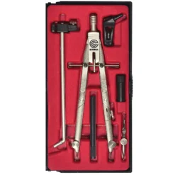 ECOBRA Silver Master Schnellverstellzirkel-Set